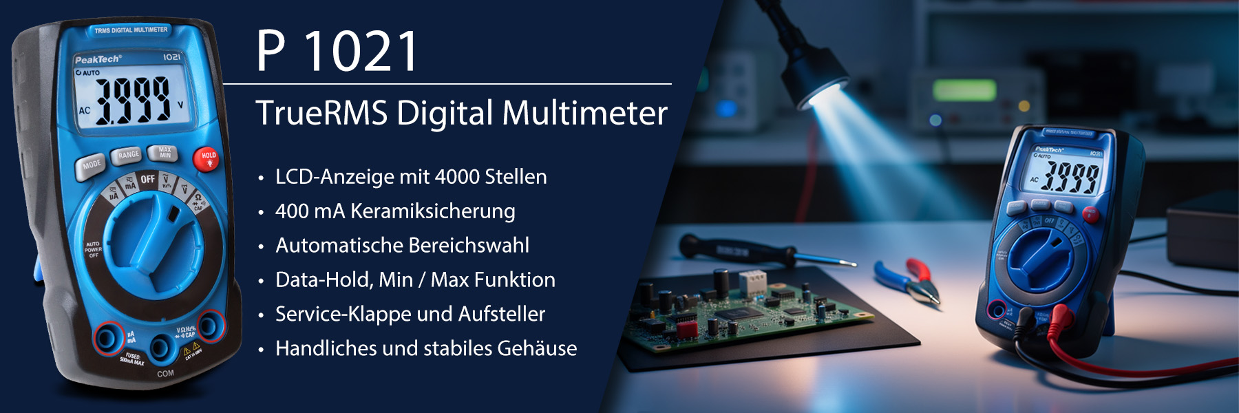 Slider P 1021_PeakTech DEU