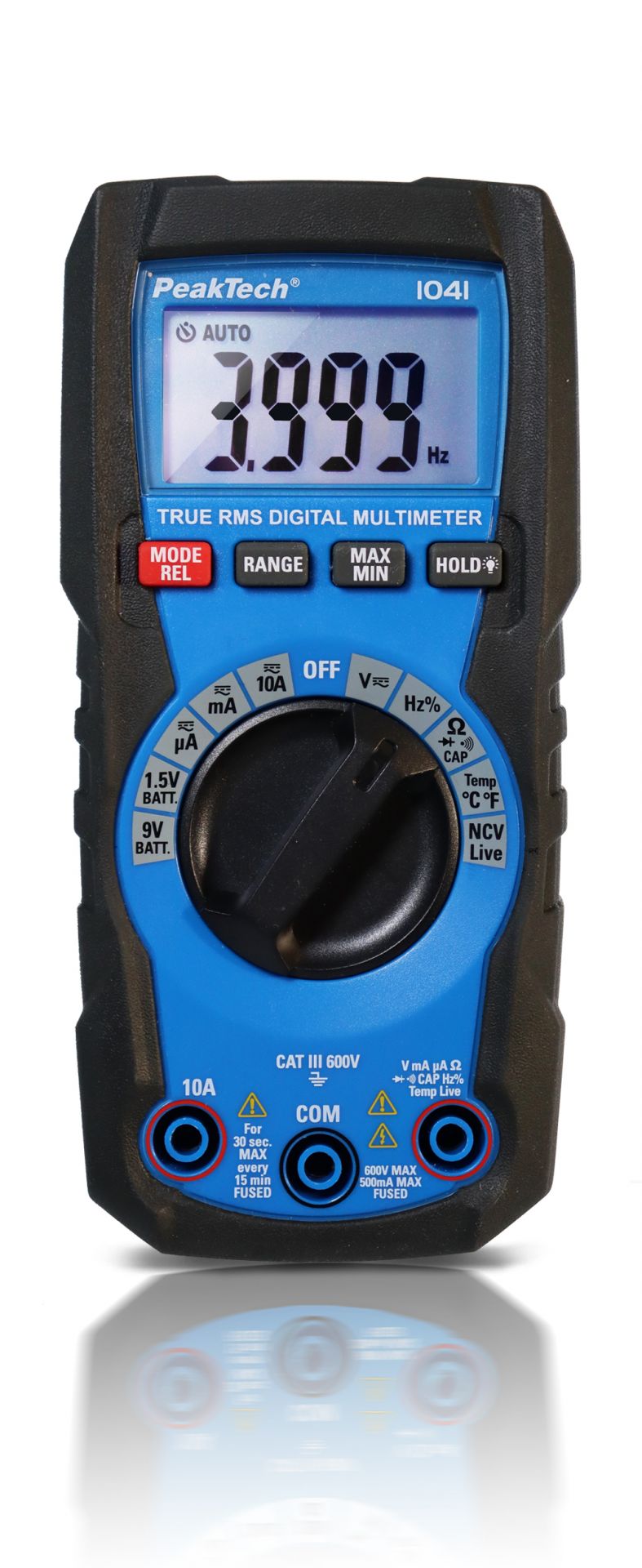 PeakTech P 1041 TrueRMS Digitalmultimeter 4000 Counts, Auto. Range 