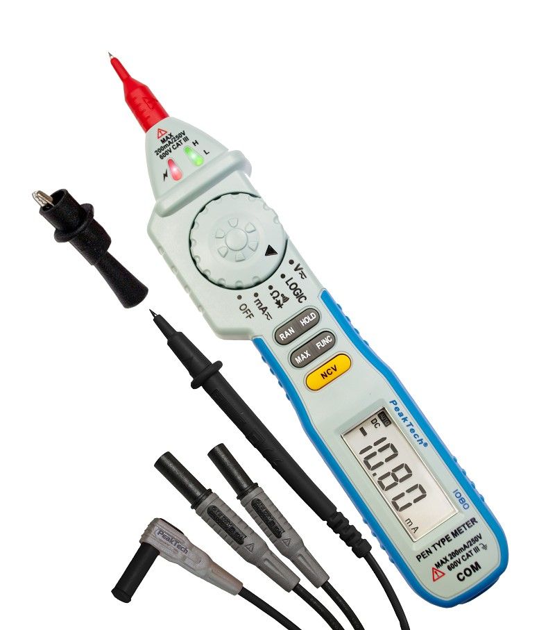 PeakTech P 1080 600V AC/DC Siftmultimeter ~ 2000 stellige LCD