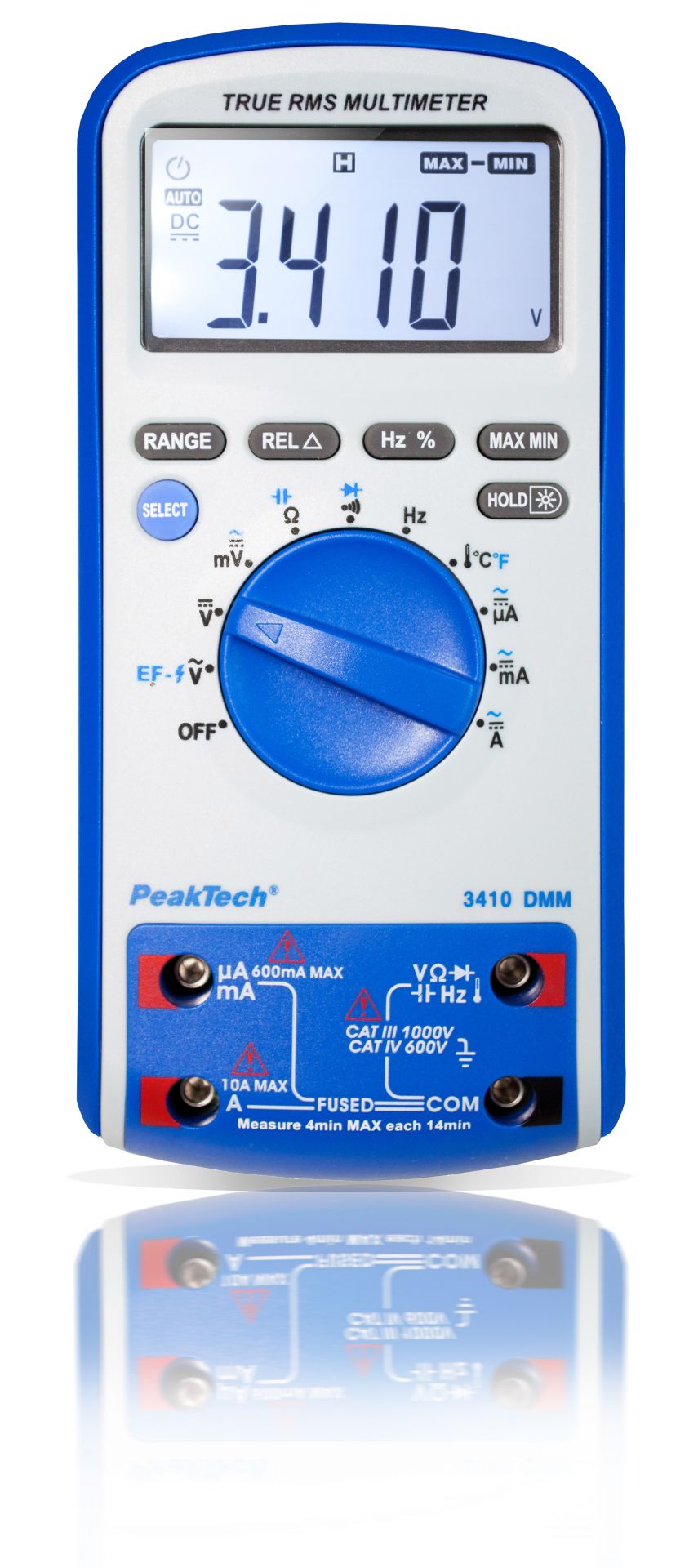 PeakTech P 3410 Digitalmultimeter, 6.000 Counts mit TrueRMS 