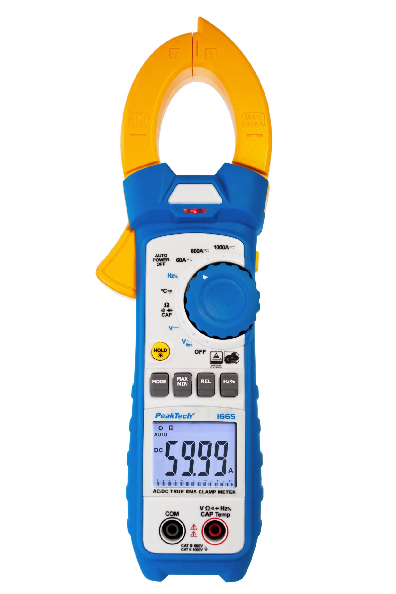 PeakTech P 1665 TrueRMS Stromzange 6.000 Counts 1000 A AC/DC