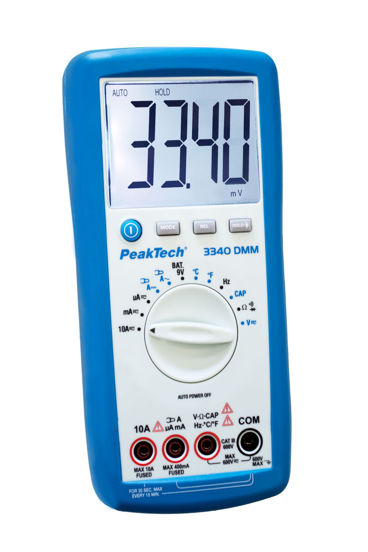 PeakTech P 3340 Digitalmultimeter, 4.000 Counts, 600V AC/DC 