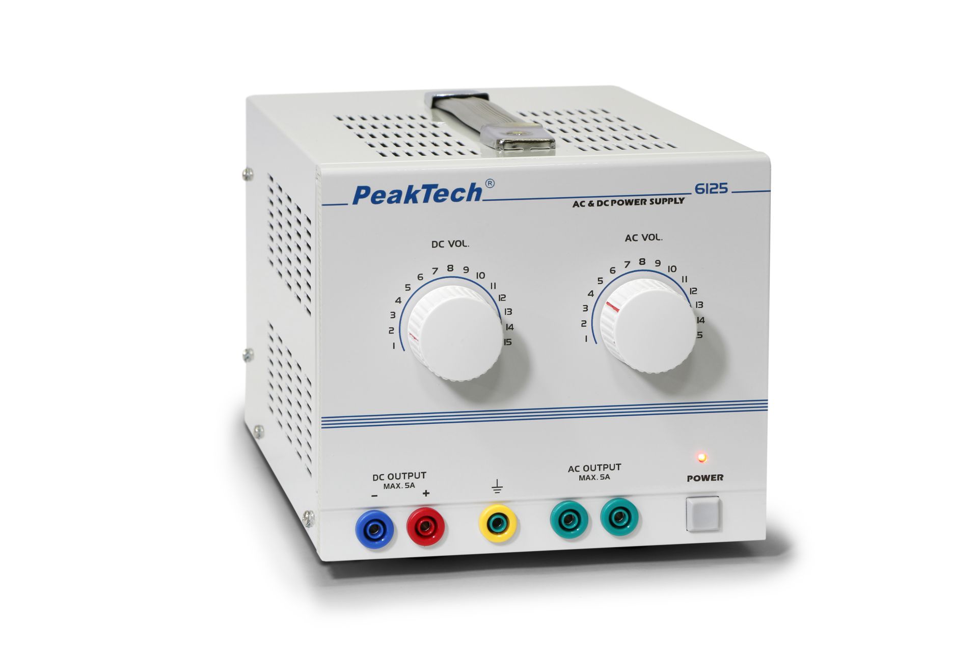 PeakTech P 6125 AC/DC Labornetzgerät 1 - 15 V/5 A 