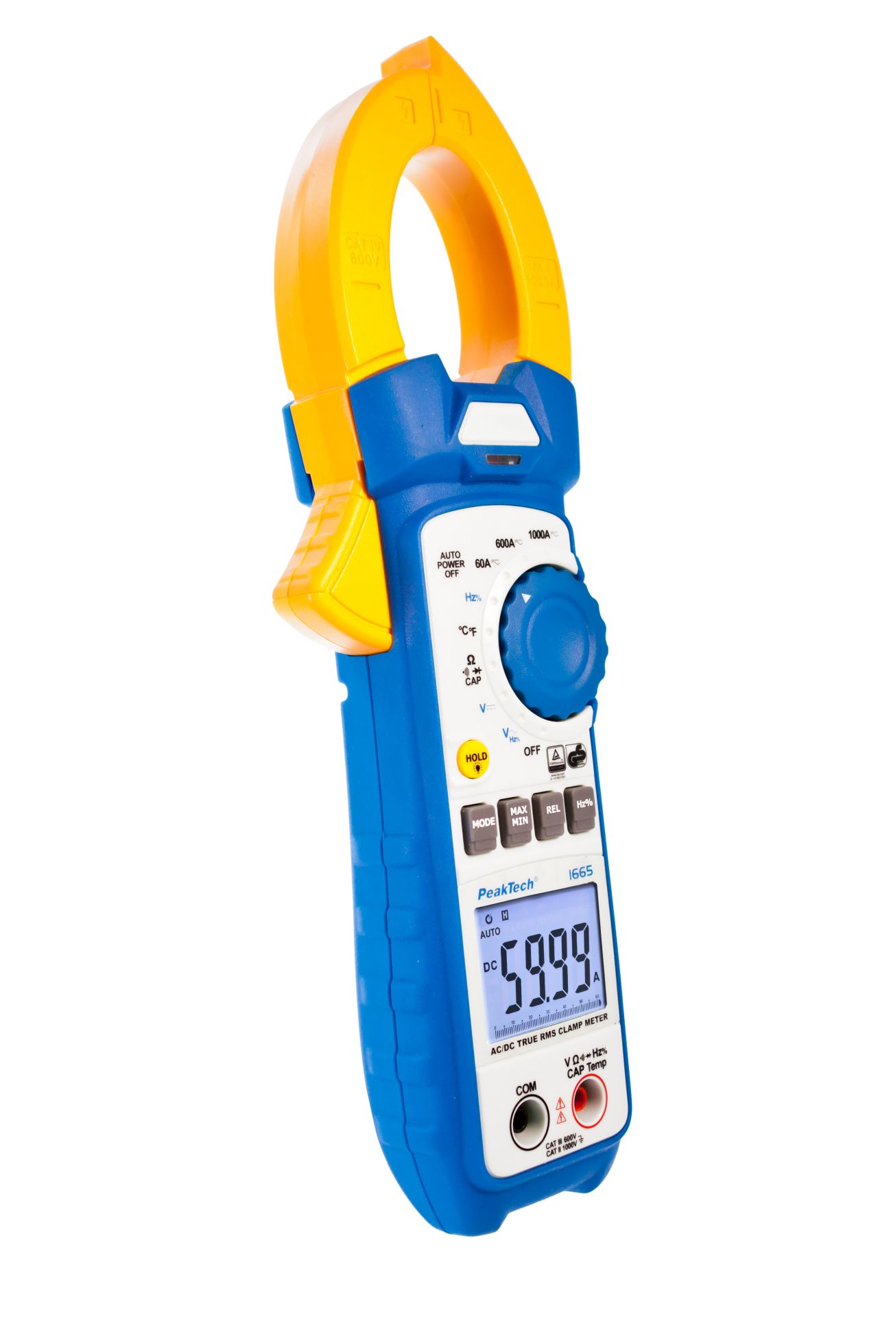 PeakTech P 1665 TrueRMS Stromzange 6.000 Counts 1000 A AC/DC