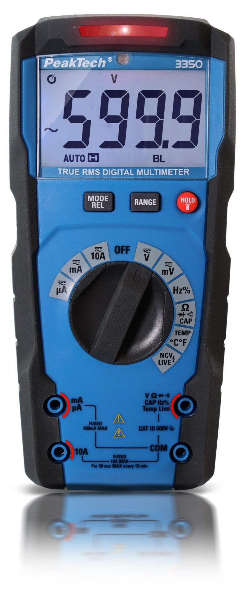 PeakTech P 3350 TrueRMS Digitalmultimeter 6.000 Counts, Auto Range 