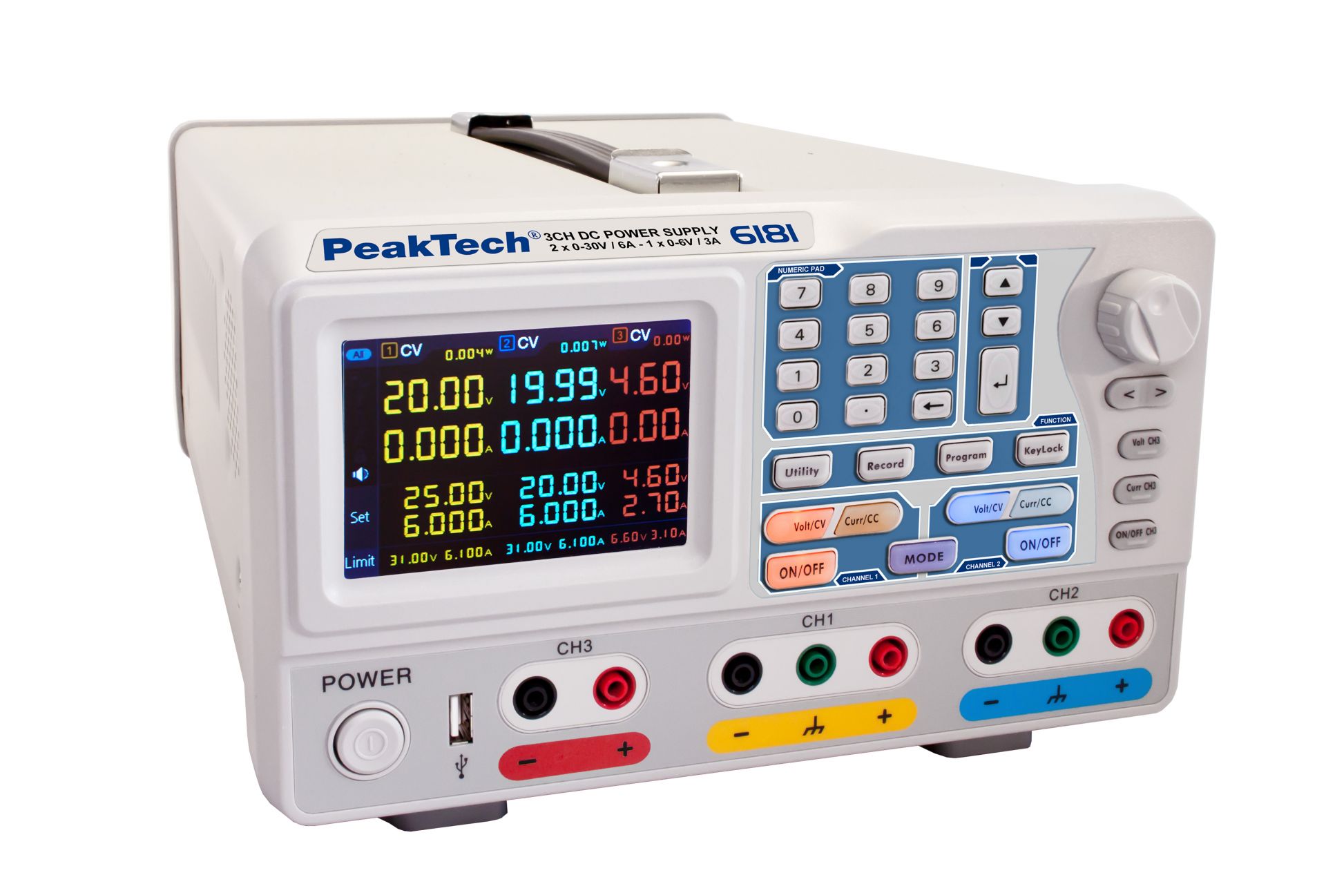 PeakTech P 6181 Programmierbares DC Labornetzgerät 