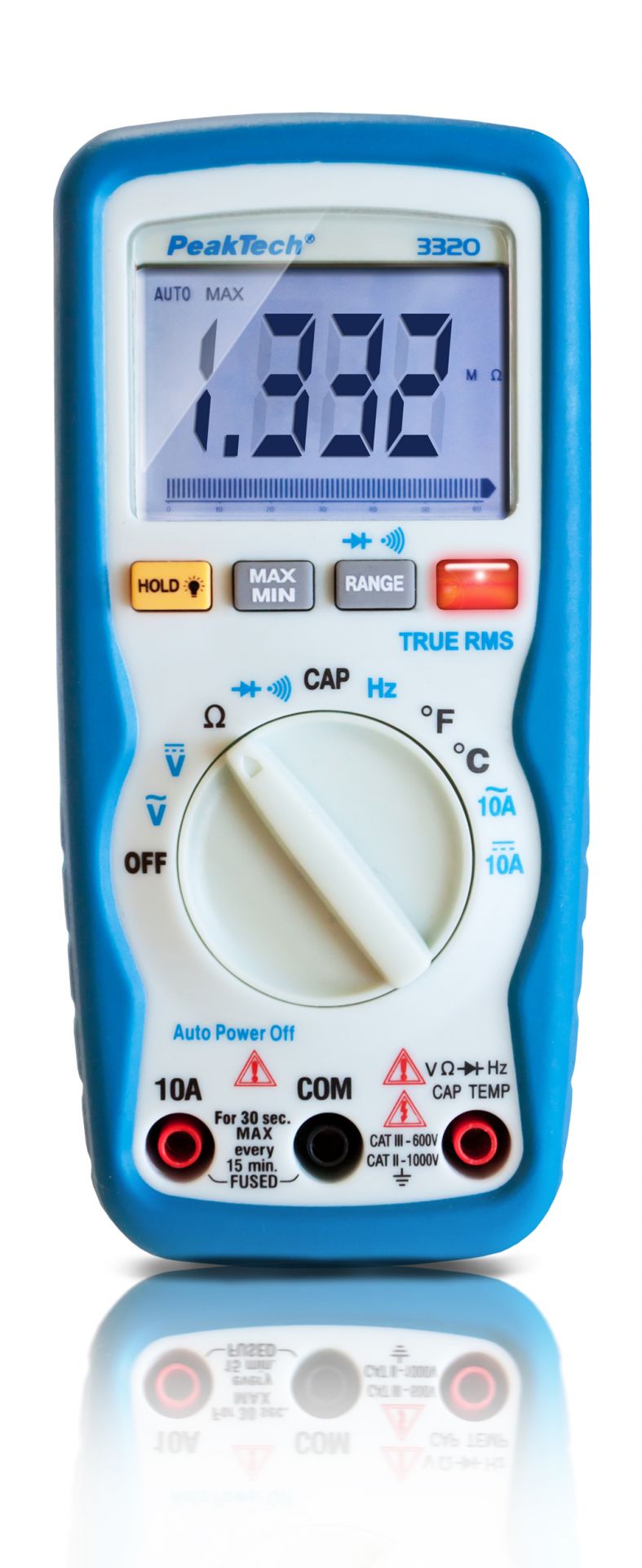 PeakTech P 3320 Digitalmultimeter, 6.000 Counts, TrueRMS 