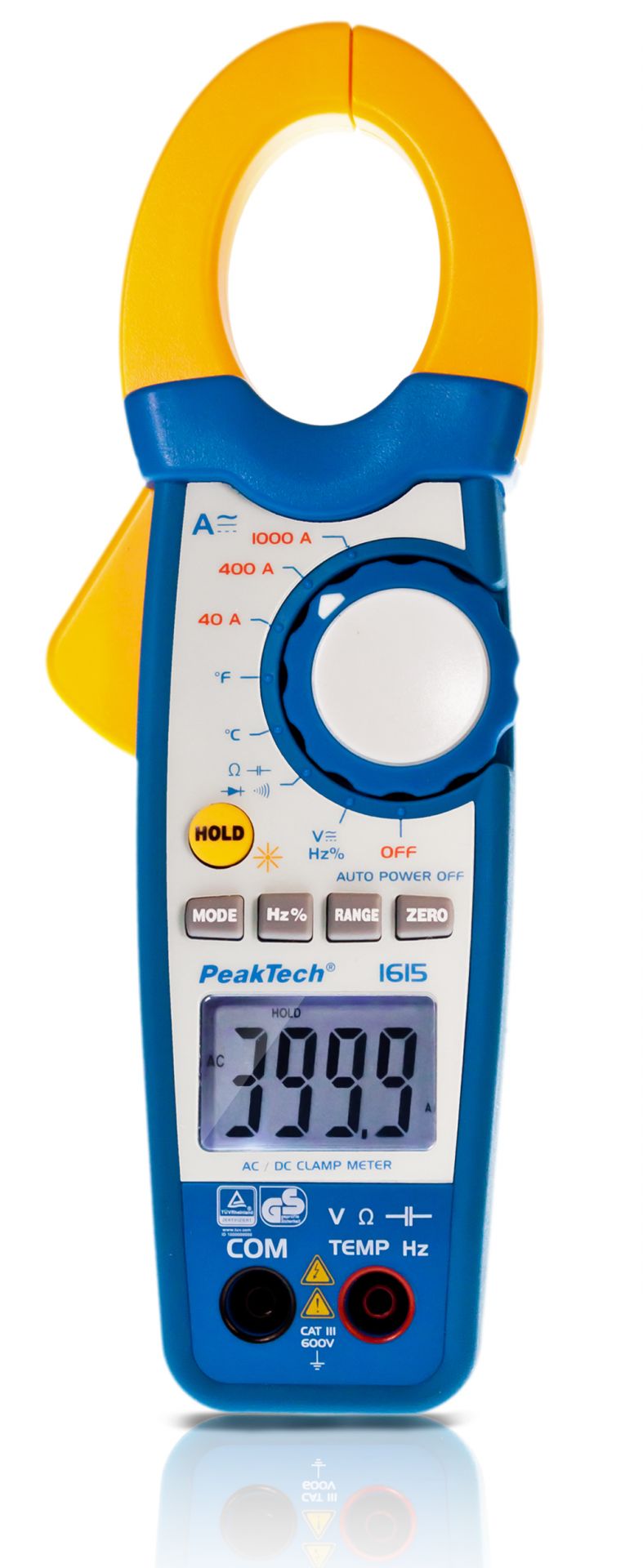 PeakTech P 1615 Stromzange 4.000 Counts 1000 A AC/DC