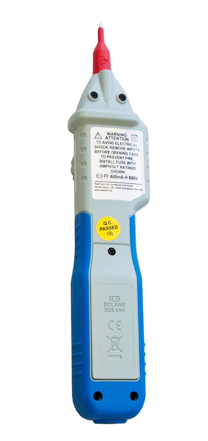 PeakTech P 1080 600V AC/DC Siftmultimeter ~ 2000 stellige LCD