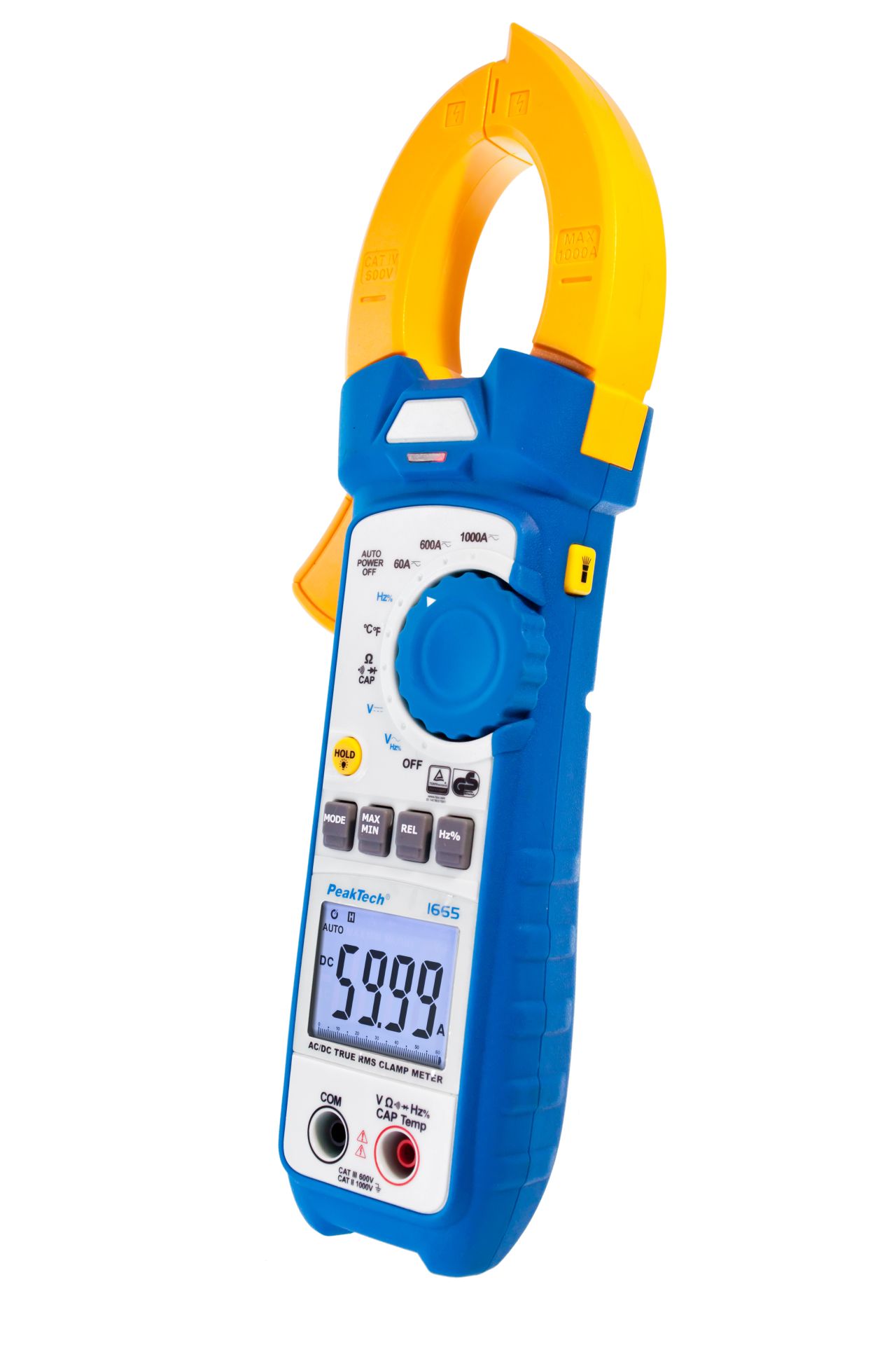 PeakTech P 1665 TrueRMS Stromzange 6.000 Counts 1000 A AC/DC