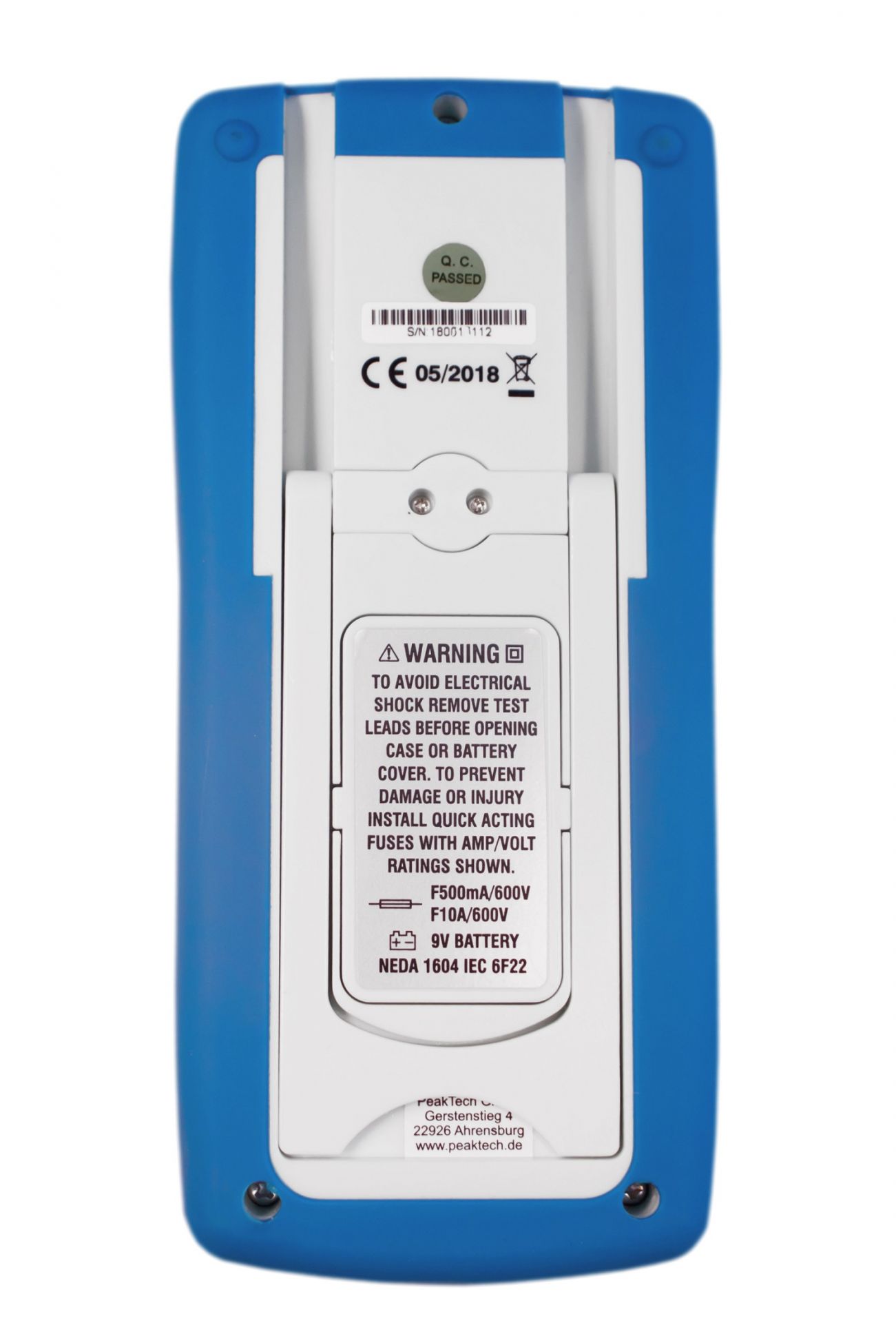 PeakTech P 3340 Digitalmultimeter, 4.000 Counts, 600V AC/DC 