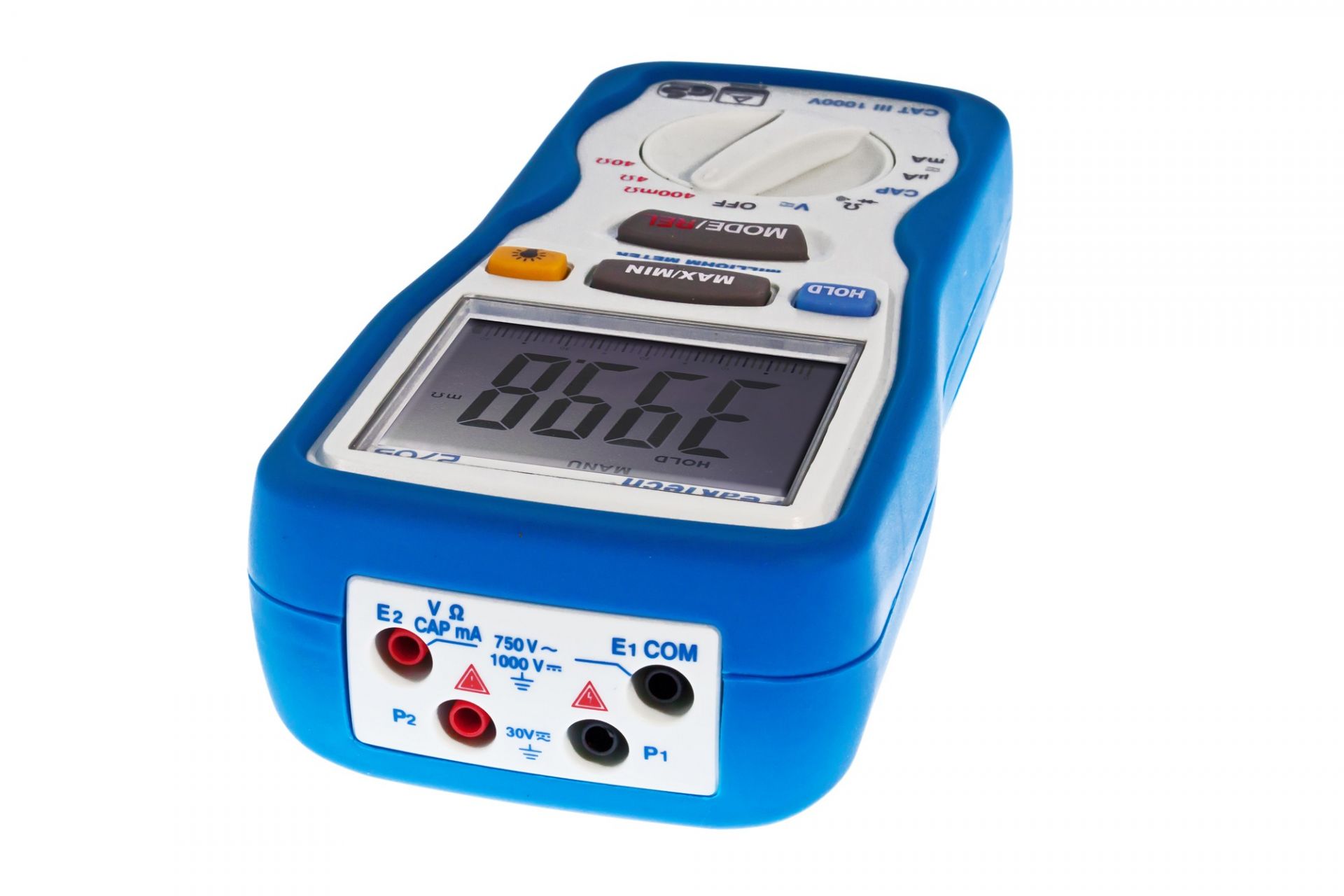 PeakTech P 2705 Digital-Milliohmmeter, 4.000 Counts, 400 mΩ/4/40/Ω 