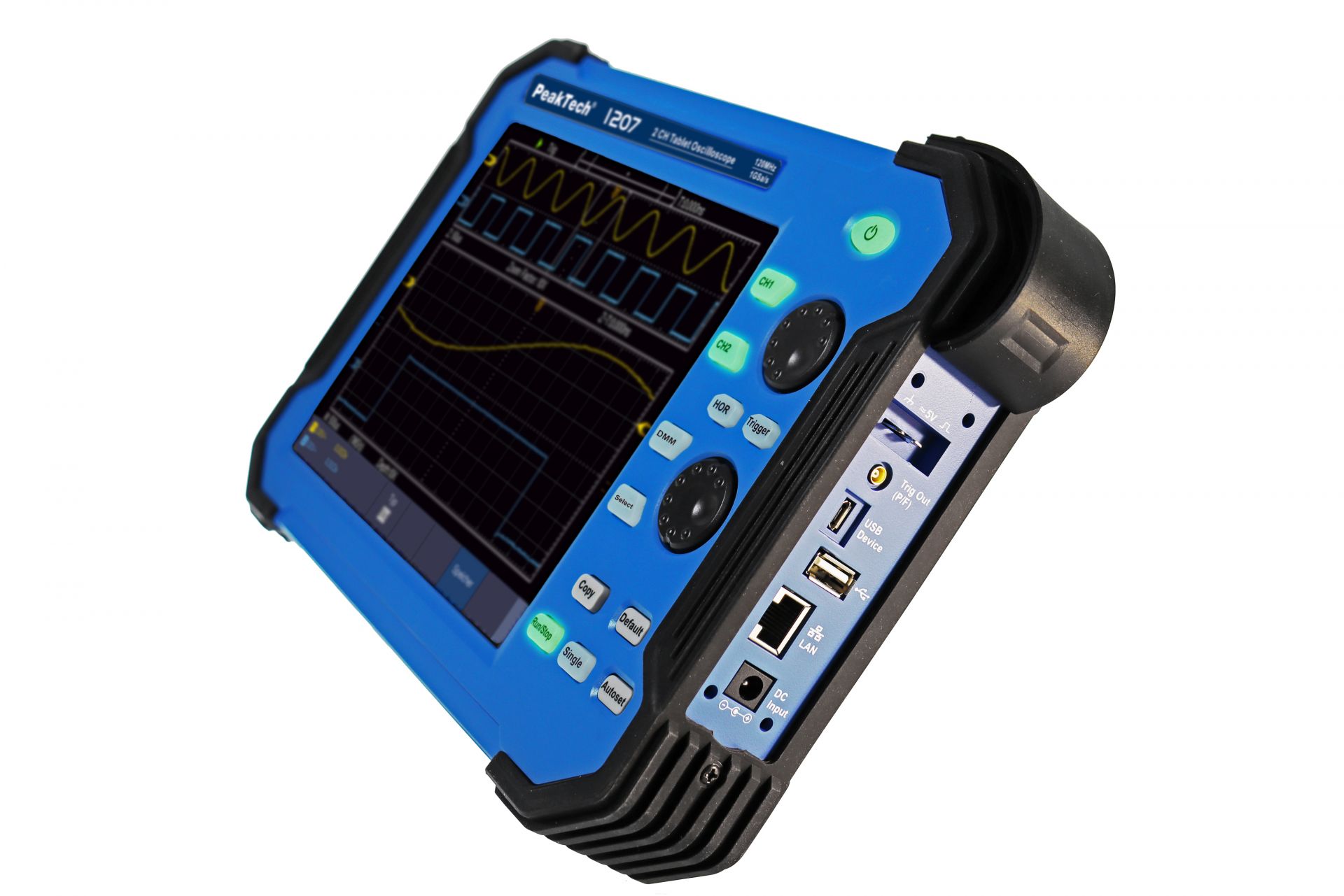 PeakTech P 1207 120 MHz / 2 CH, 1 GS/s Tablet Oszilloskop