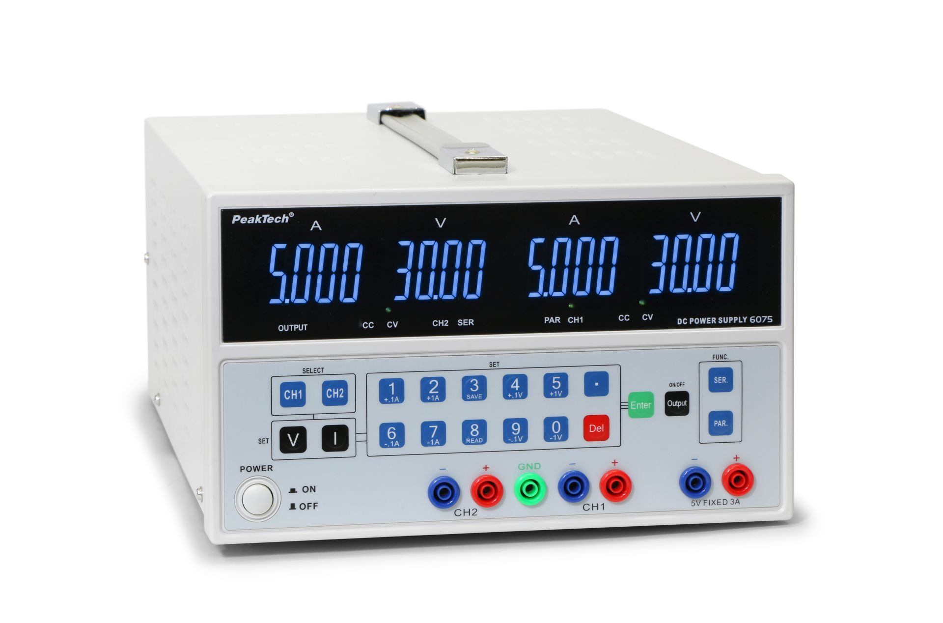 PeakTech P 6075 Digital Labornetzgerät mit USB Schnittstelle