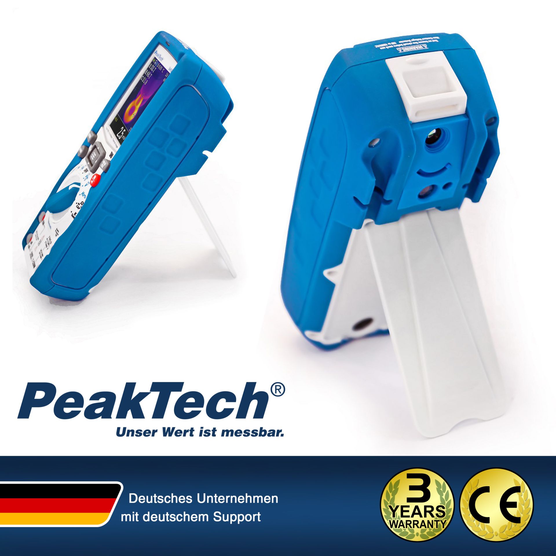 PeakTech P 3450 A True RMS Grafikmultimeter mit Wärmebildkamera