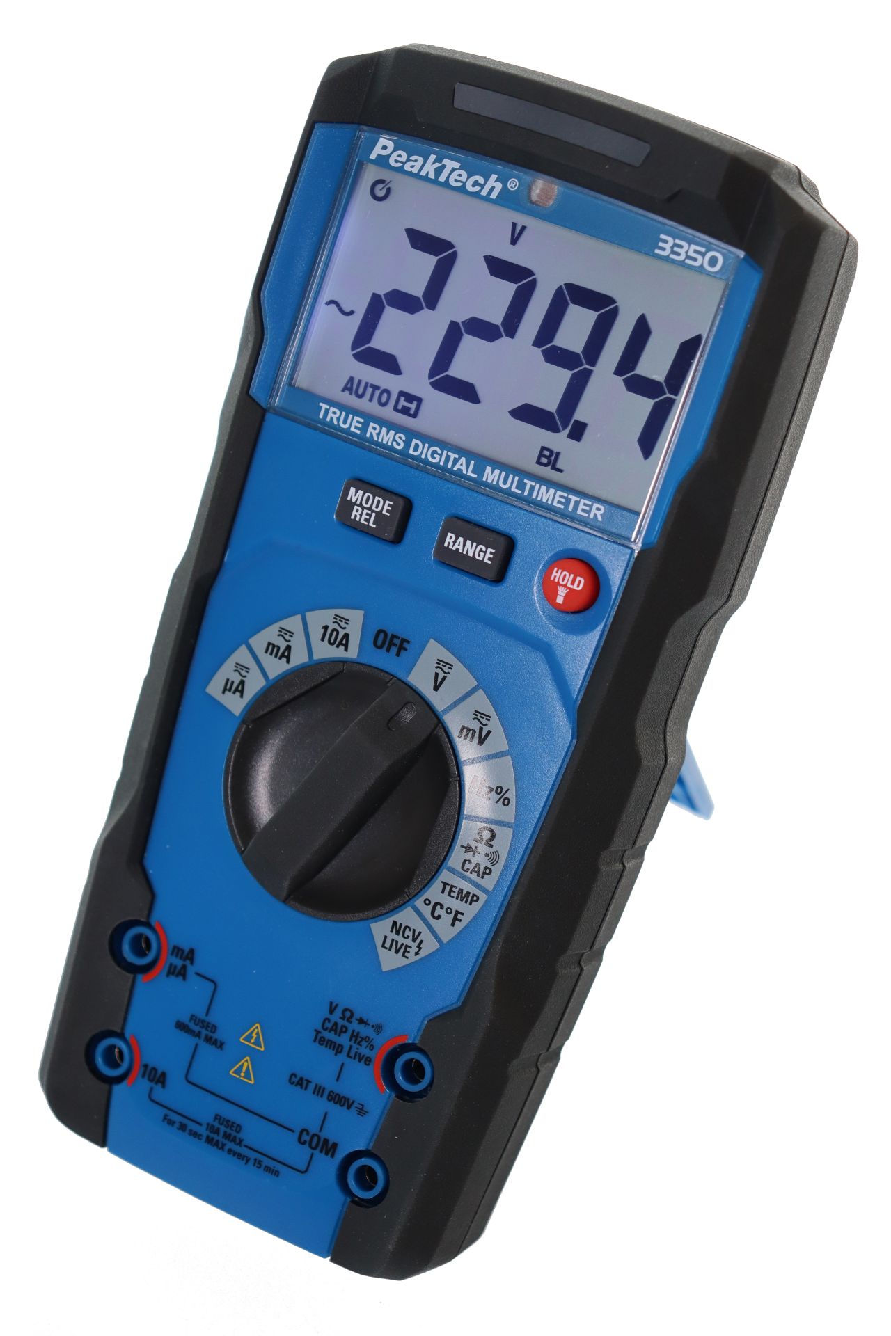 PeakTech P 3350 TrueRMS Digitalmultimeter 6.000 Counts, Auto Range 